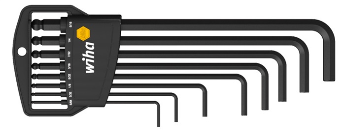 德國威漢加長英制球頭內(nèi)六角8件套